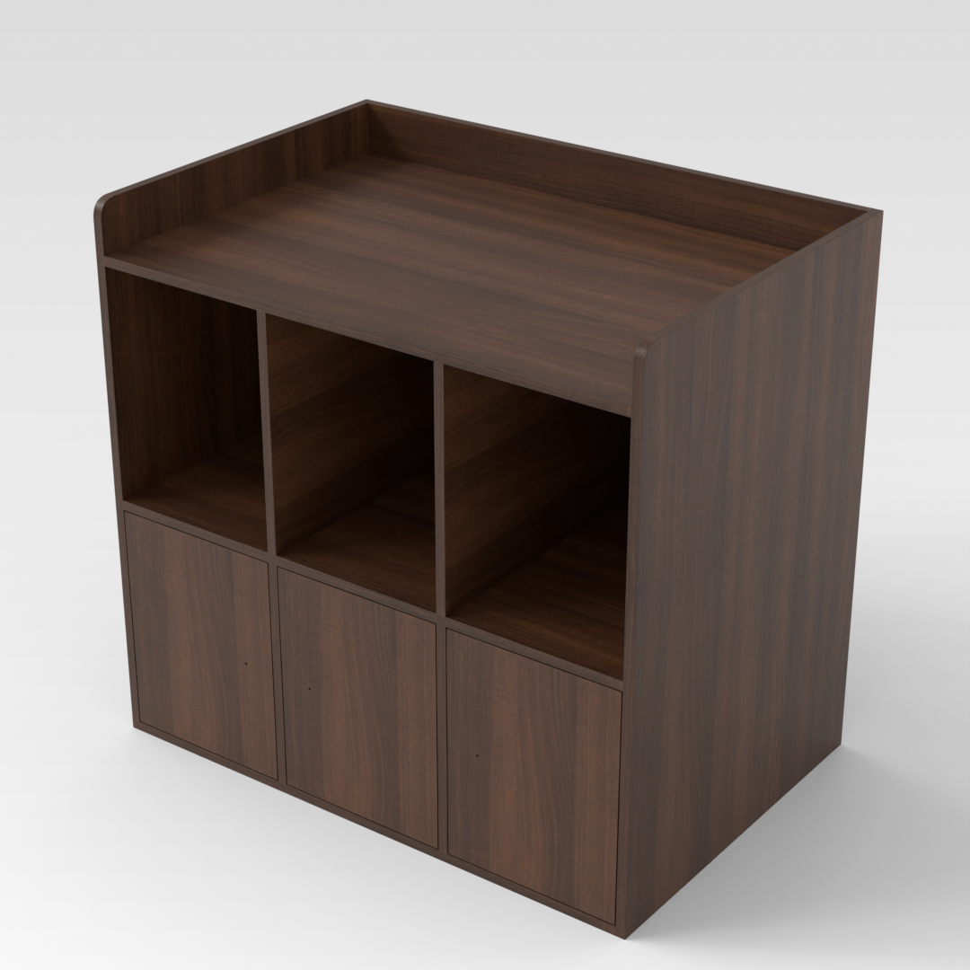 Prairie Oak Bookshelf
