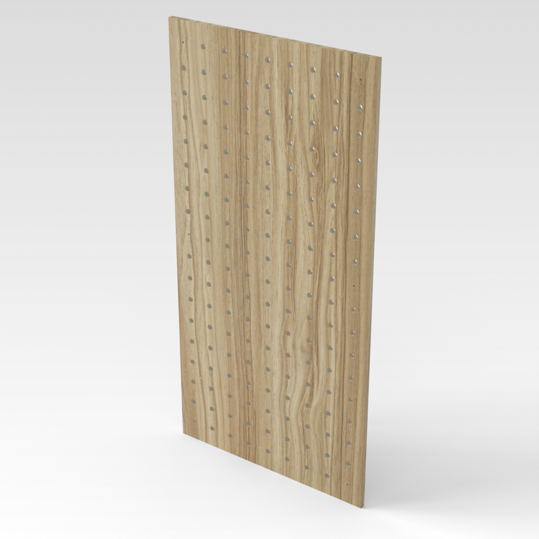 Country Oak Pegboard