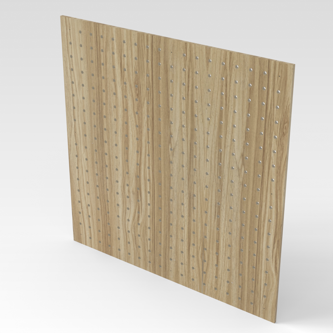 Country Oak Pegboard
