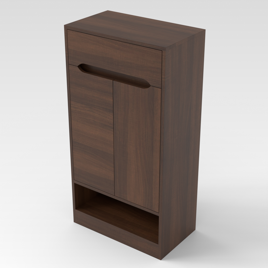 Prairie Oak Shoe Cabinet