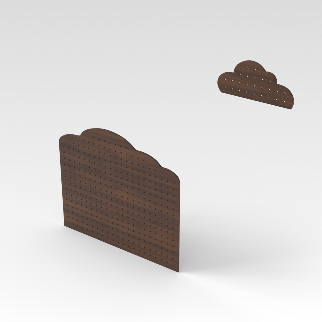 Prairie Oak Pegboard