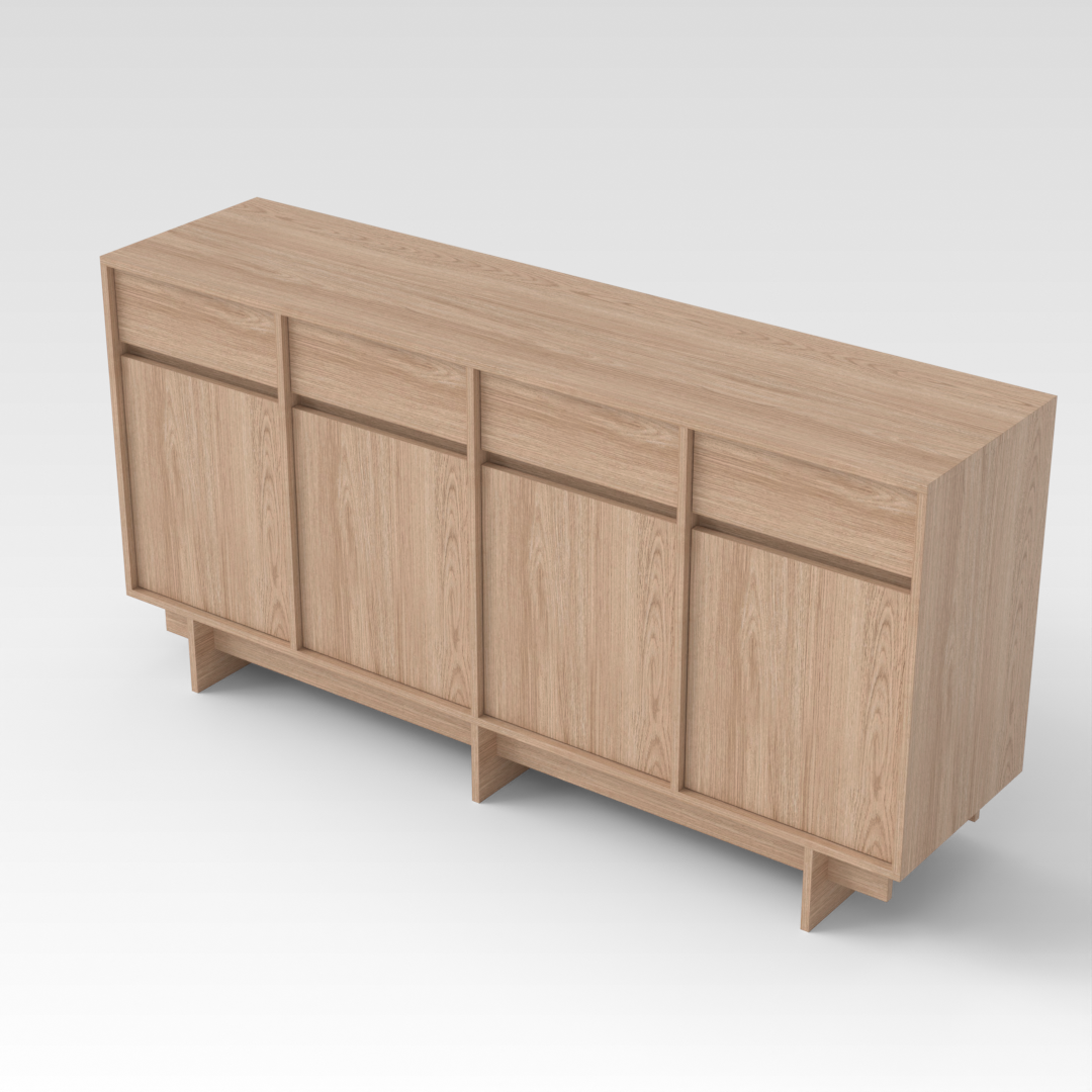 Breeze Natural Wood Dresser