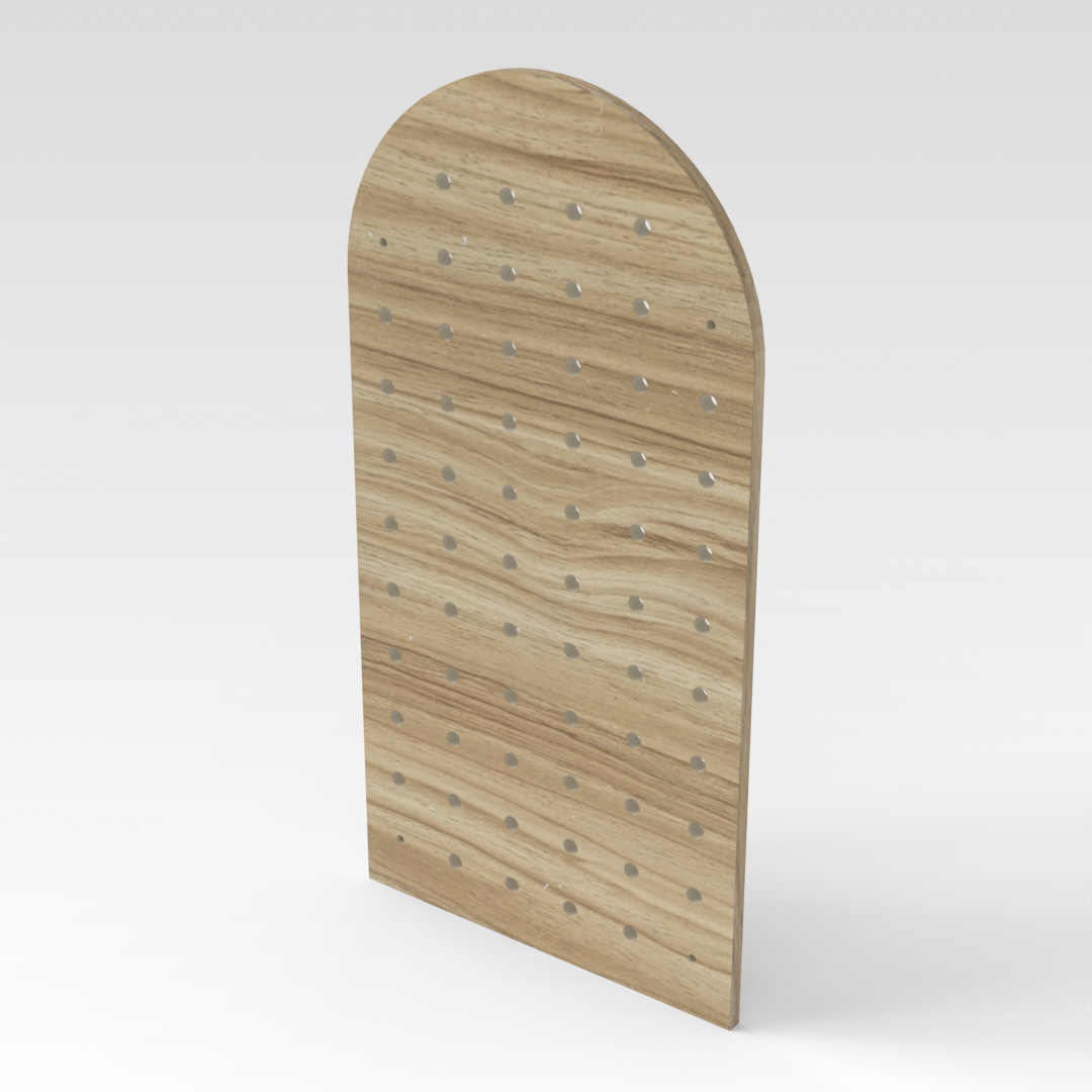 Country Oak Pegboard