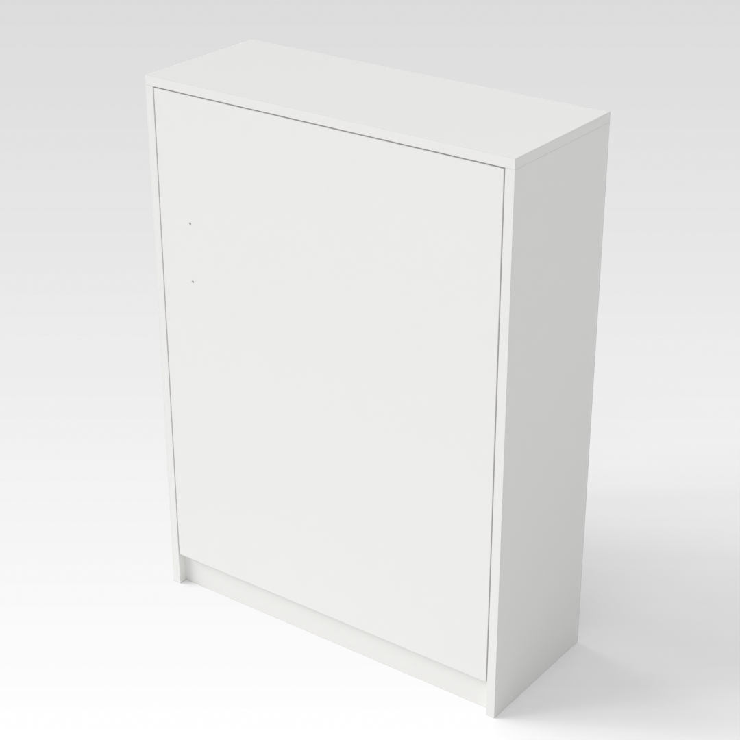 Warm White Shoe Cabinet