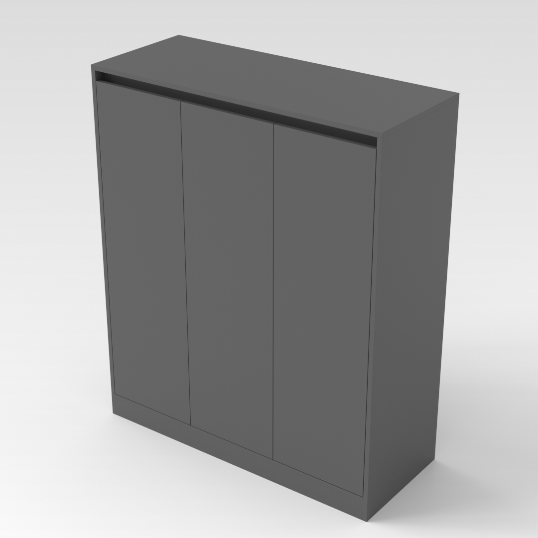 Sky Gray Shoe Cabinet