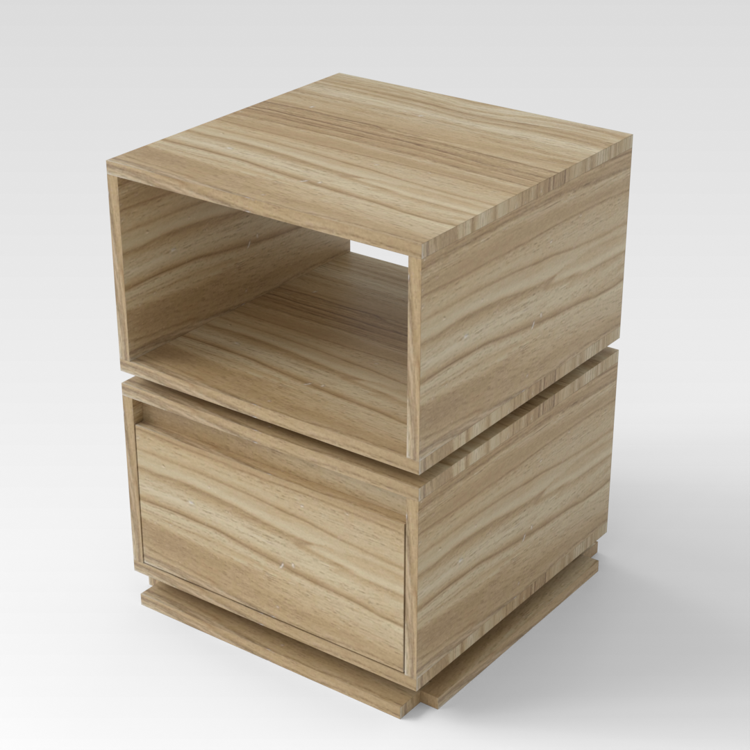Country Oak Nightstand
