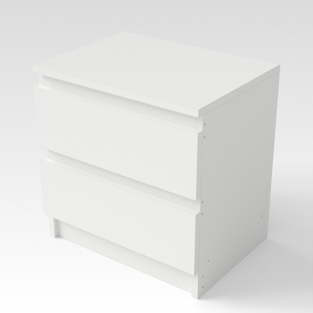 Warm White Nightstand