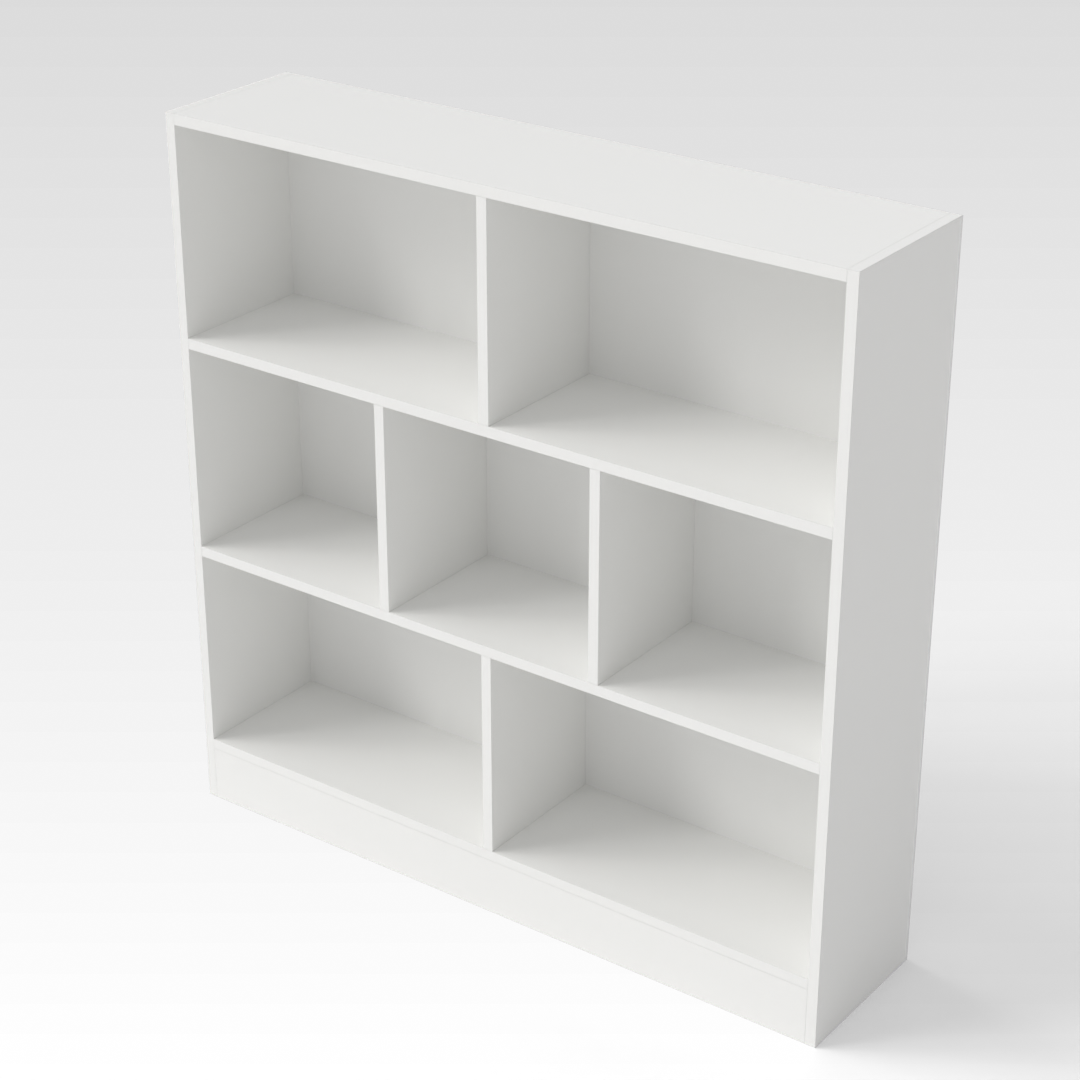 Warm White Bookcase