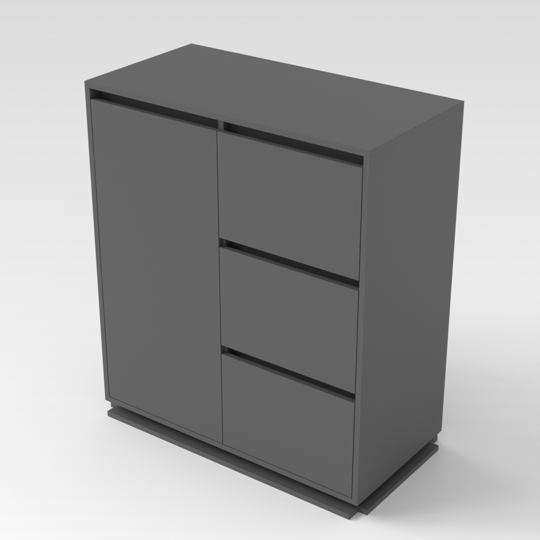 Sky Gray Dresser