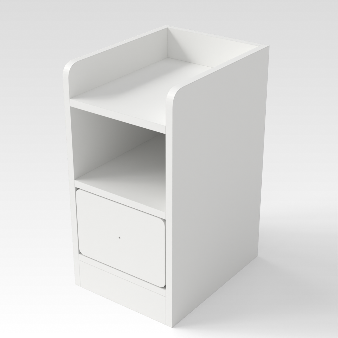 Warm White Nightstand