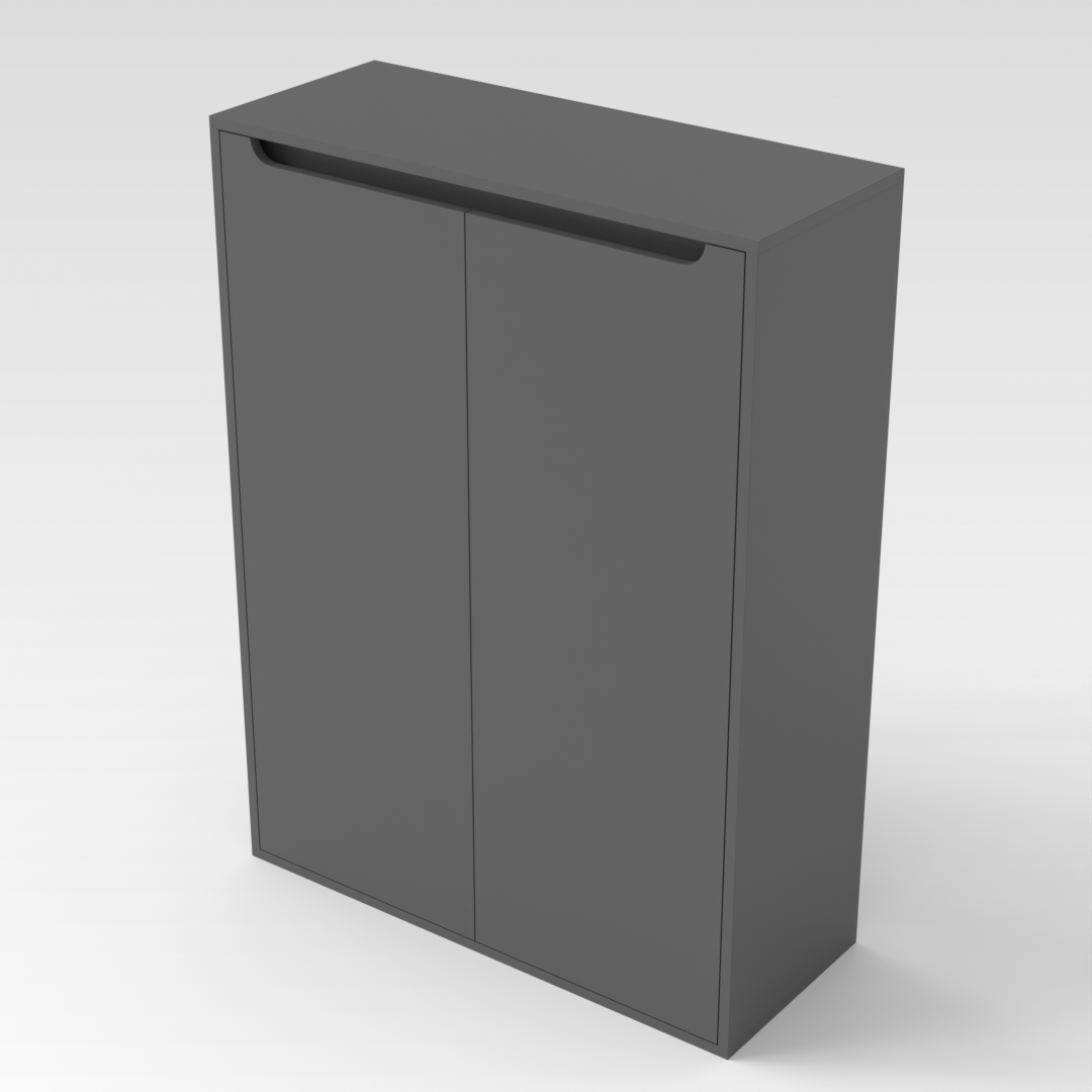 Sky Gray Shoe Cabinet