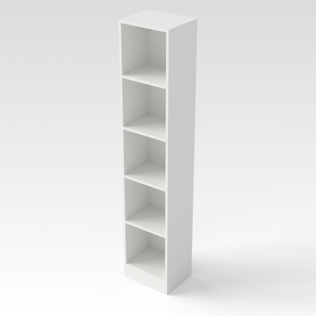 Warm White Bookcase