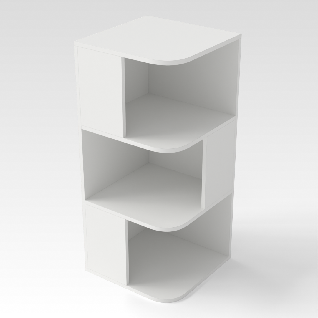 Warm White Bookshelf