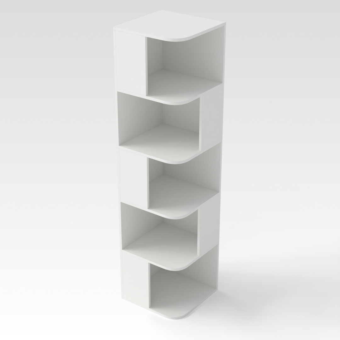 Warm White Bookshelf