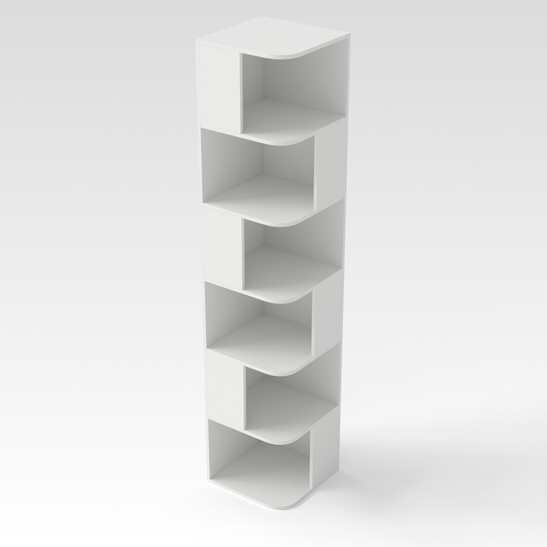 Warm White Bookshelf