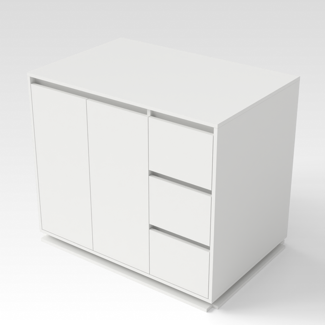 Warm White Sideboard