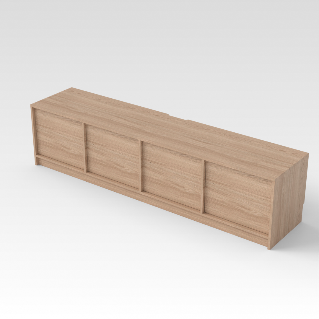Natural Wood TV Stand