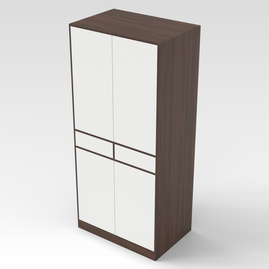 Prairie Oak Shoe Cabinet