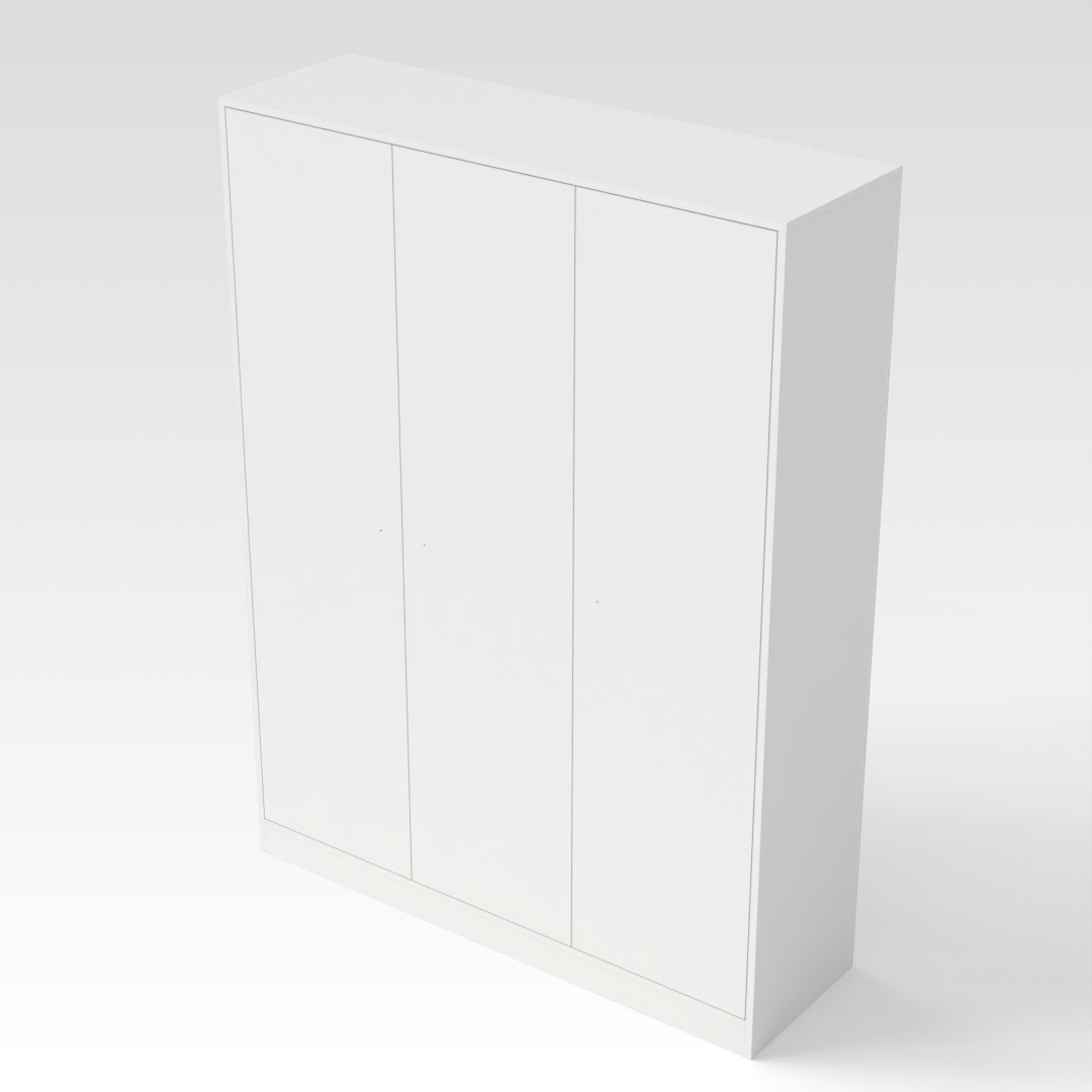 Warm White Shoe Cabinet