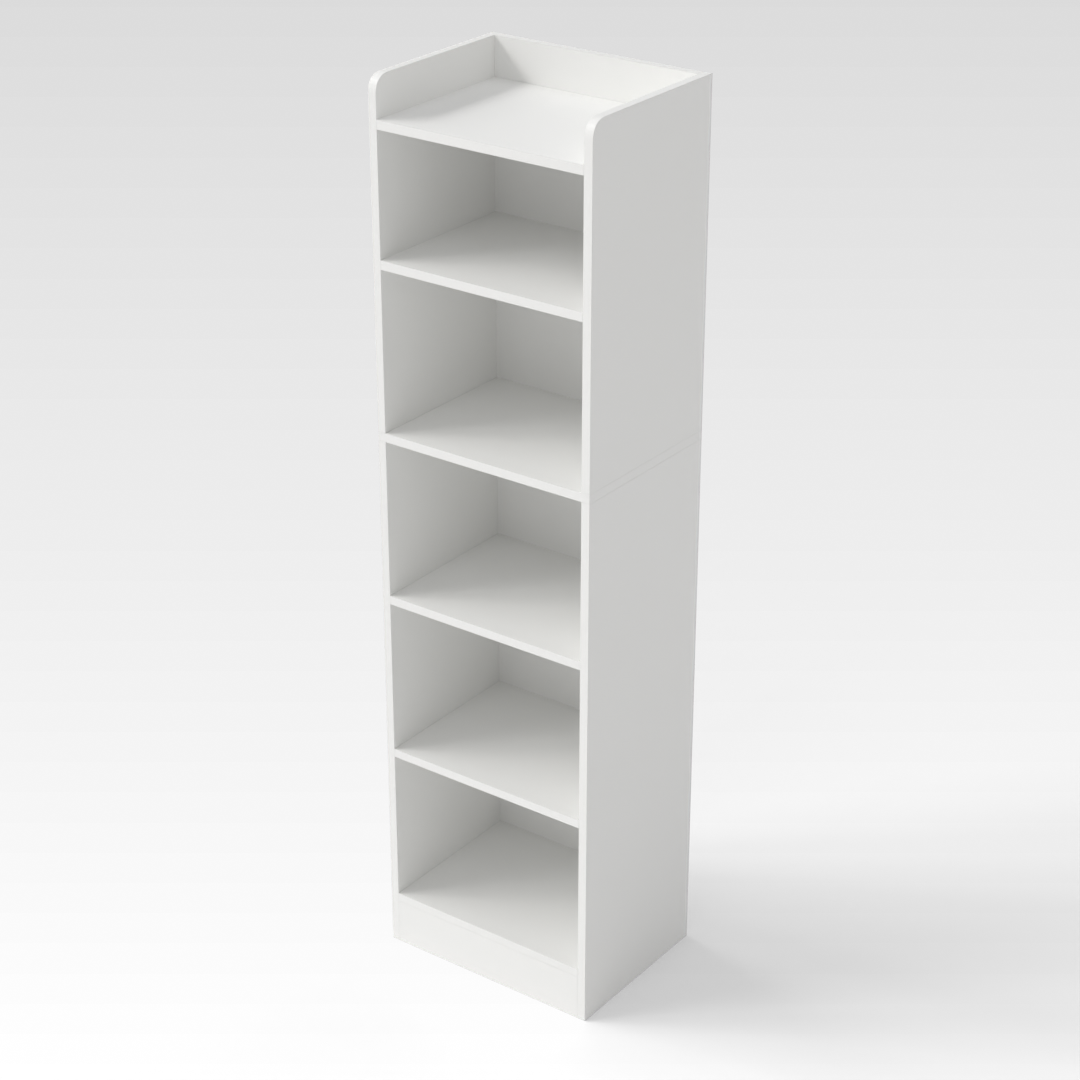 Warm White Bookcase