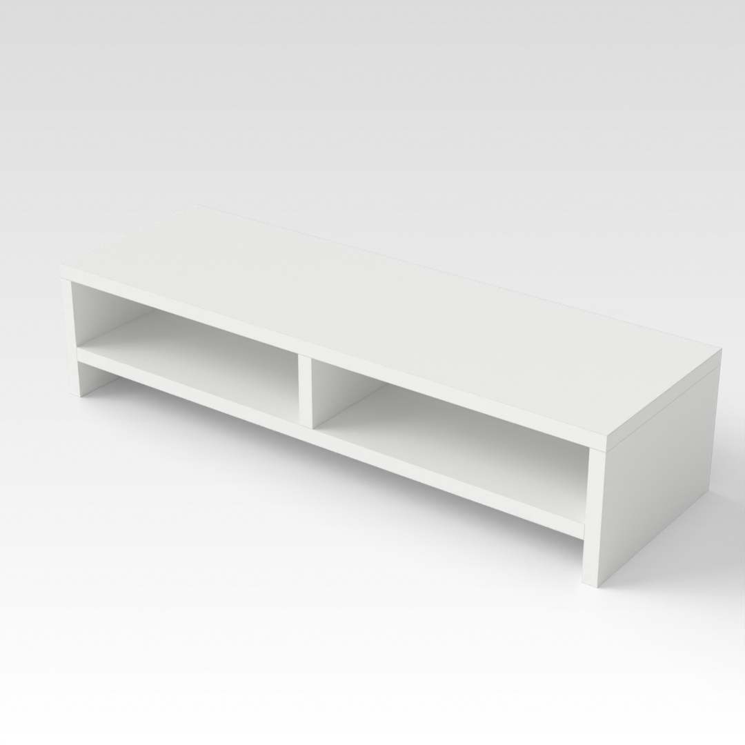 Warm White Desktop Hutch