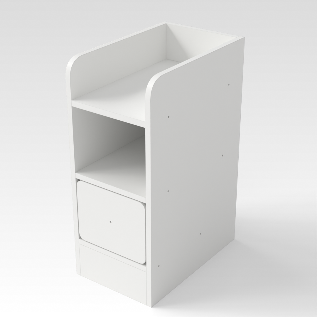 Warm White Nightstand