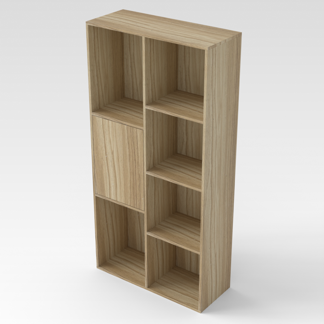 Country Oak Bookcase