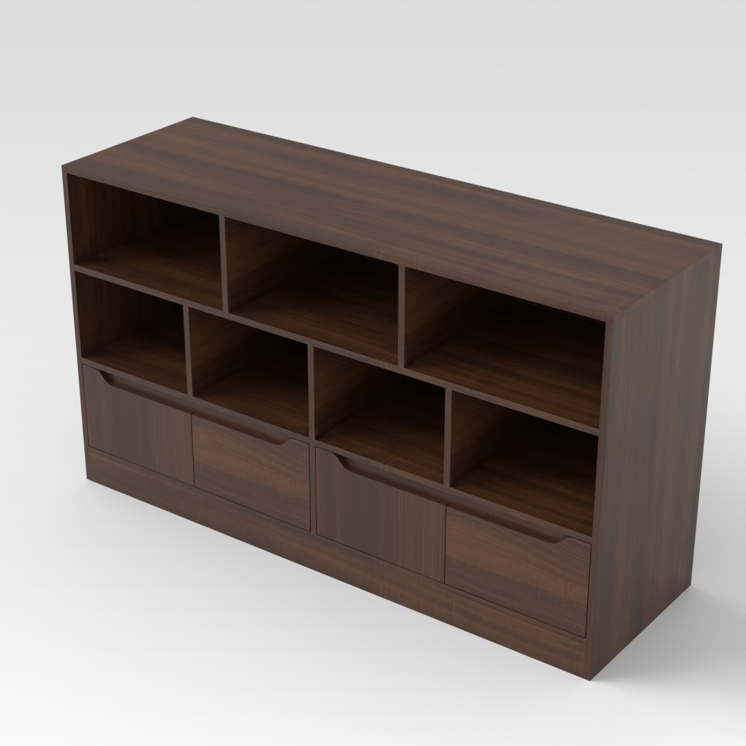 Prairie Oak Bookcase