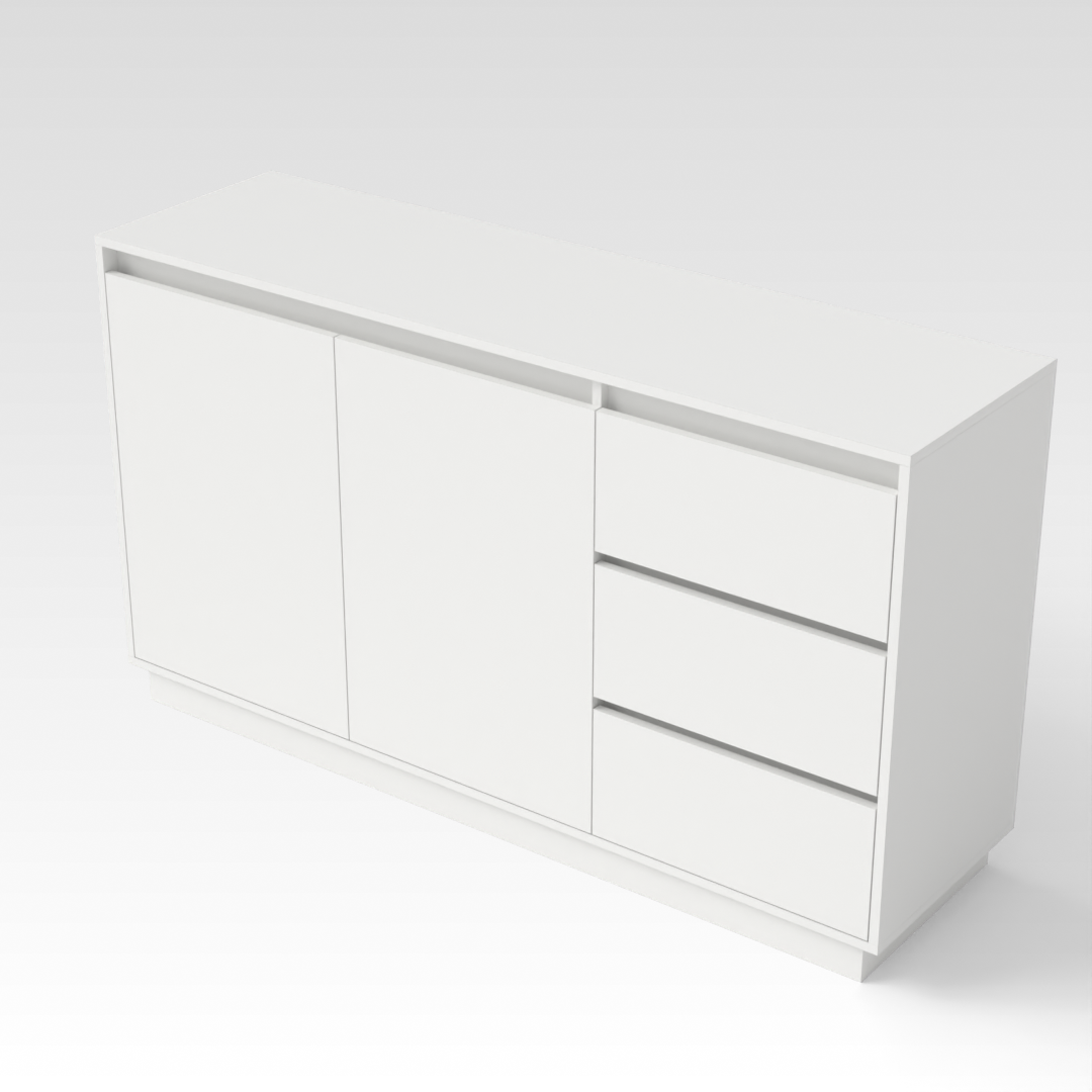 Warm White Dresser