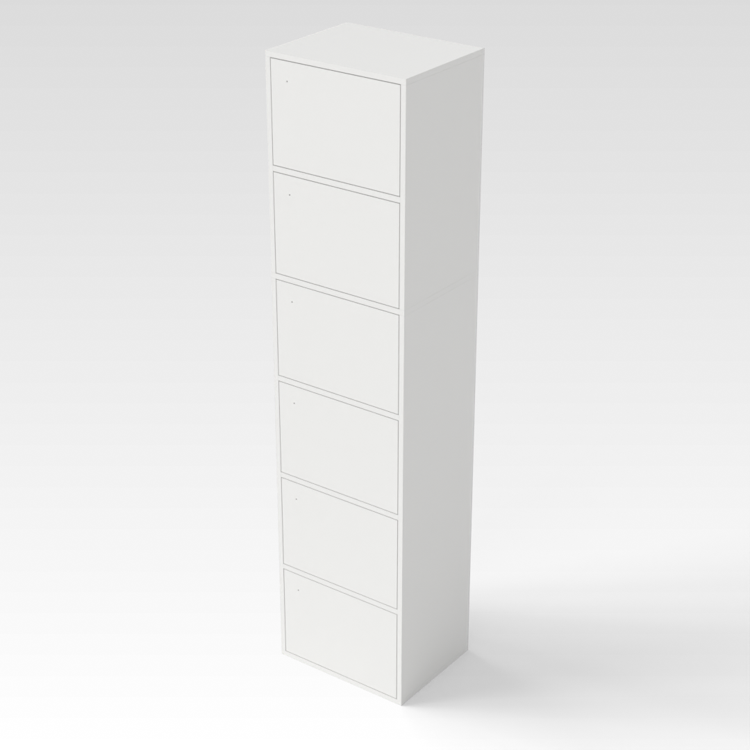 Warm White Bookshelf