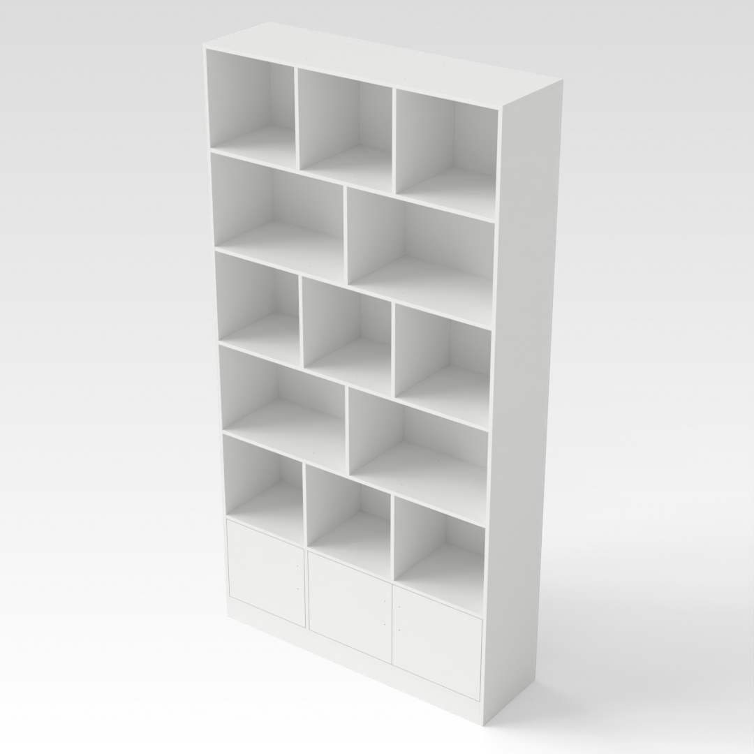 Warm White Bookshelf