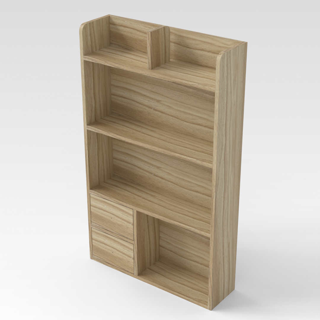 Country Oak Bookcase