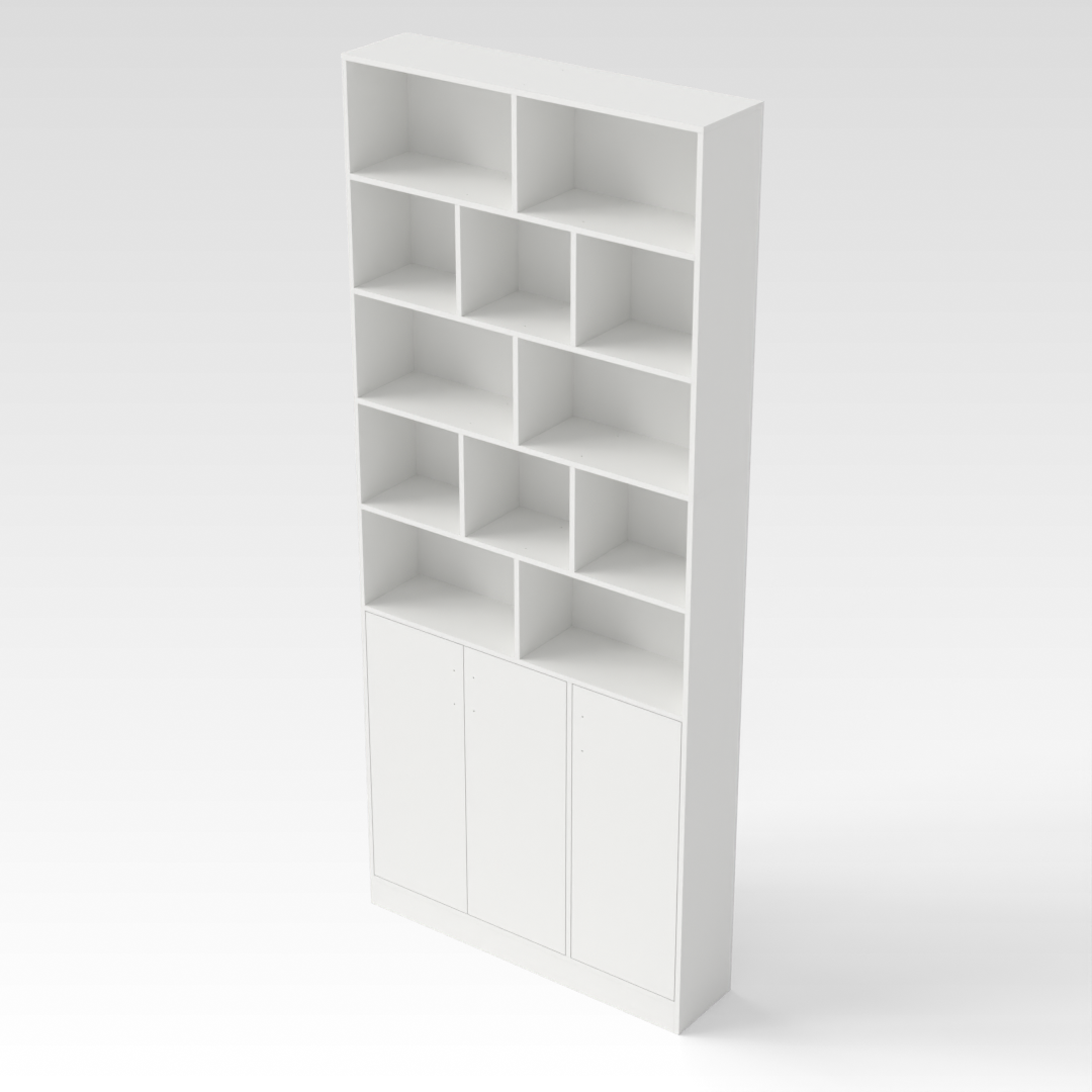 Warm White Bookshelf