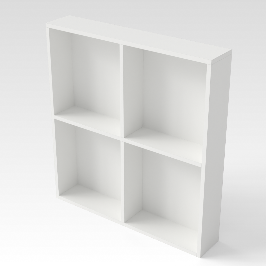 Warm White Bookshelf