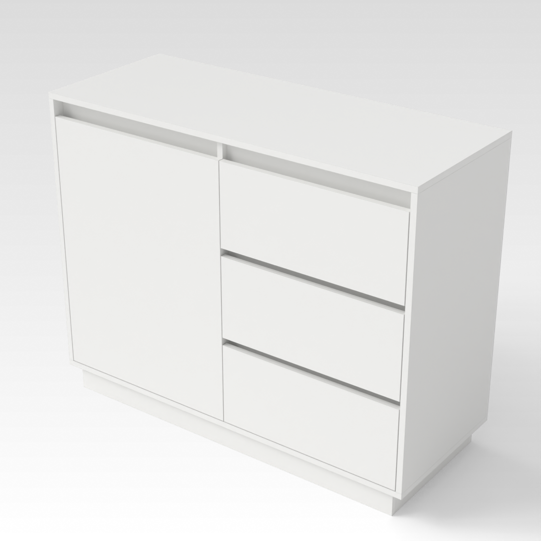 Warm White Dresser