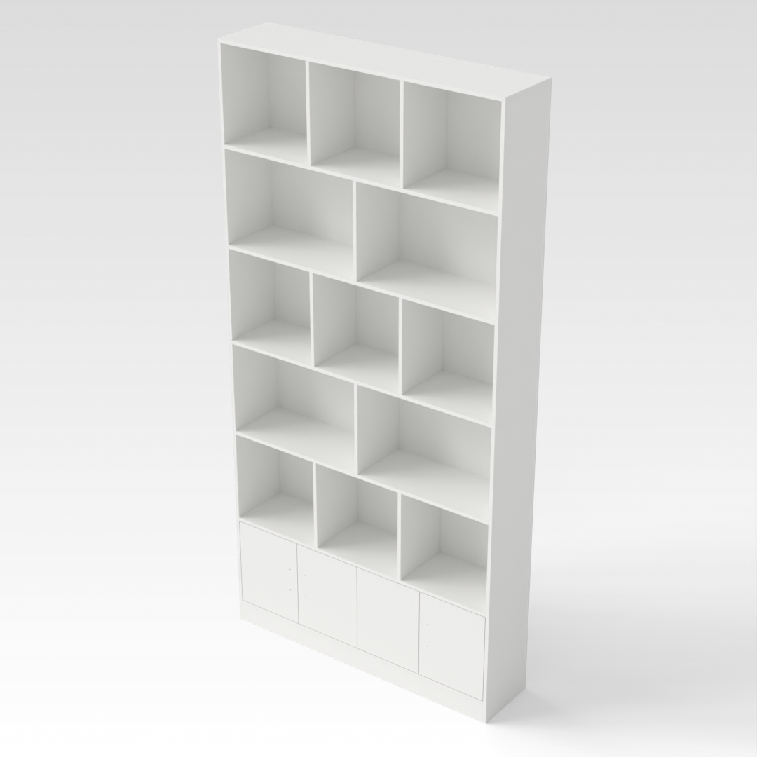 Warm White Bookshelf