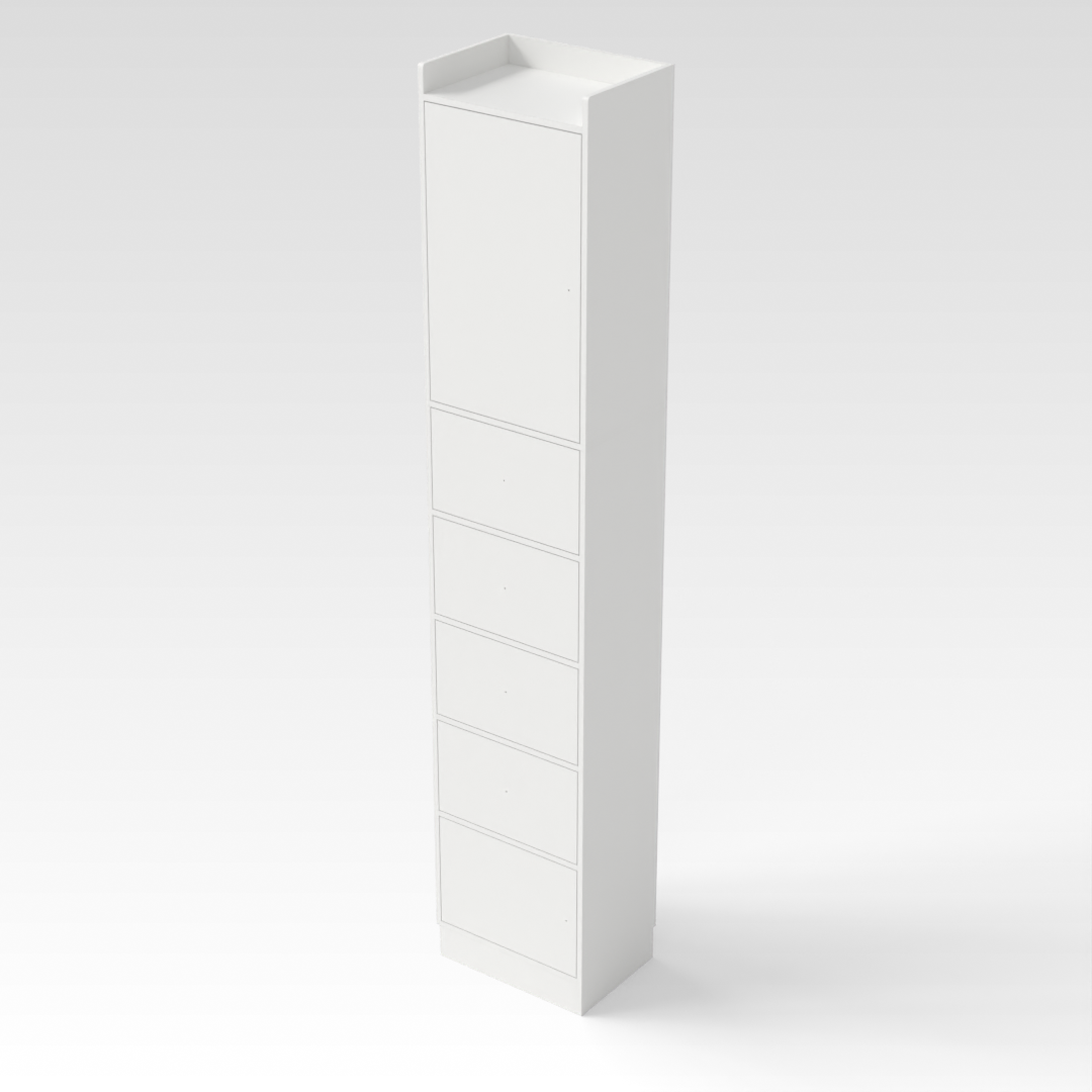 Warm White Bookcase