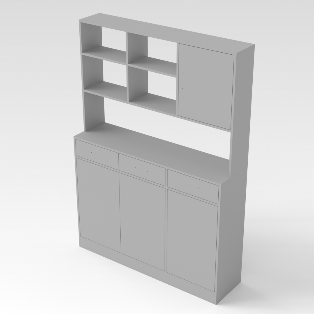 Light Gray Sideboard