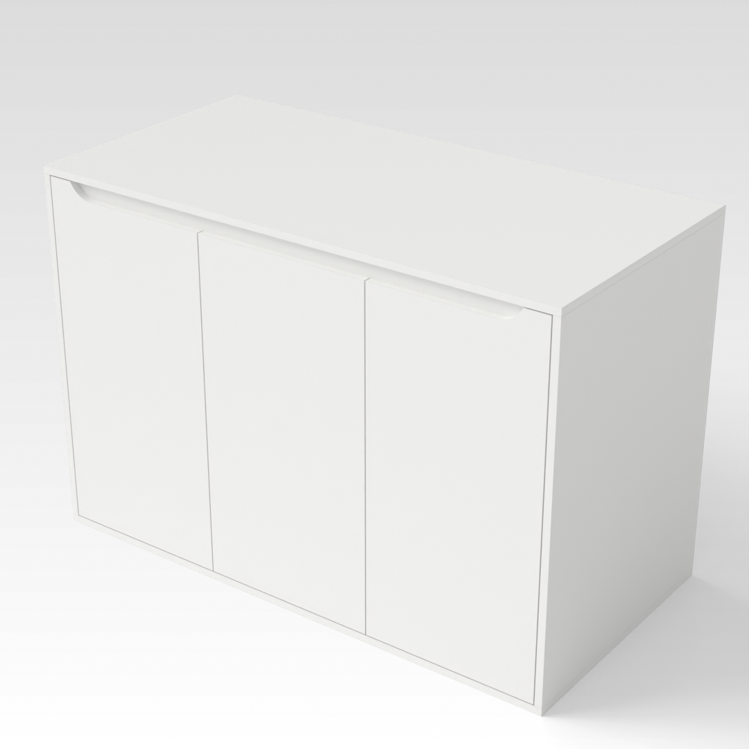 Warm White Shoe Cabinet