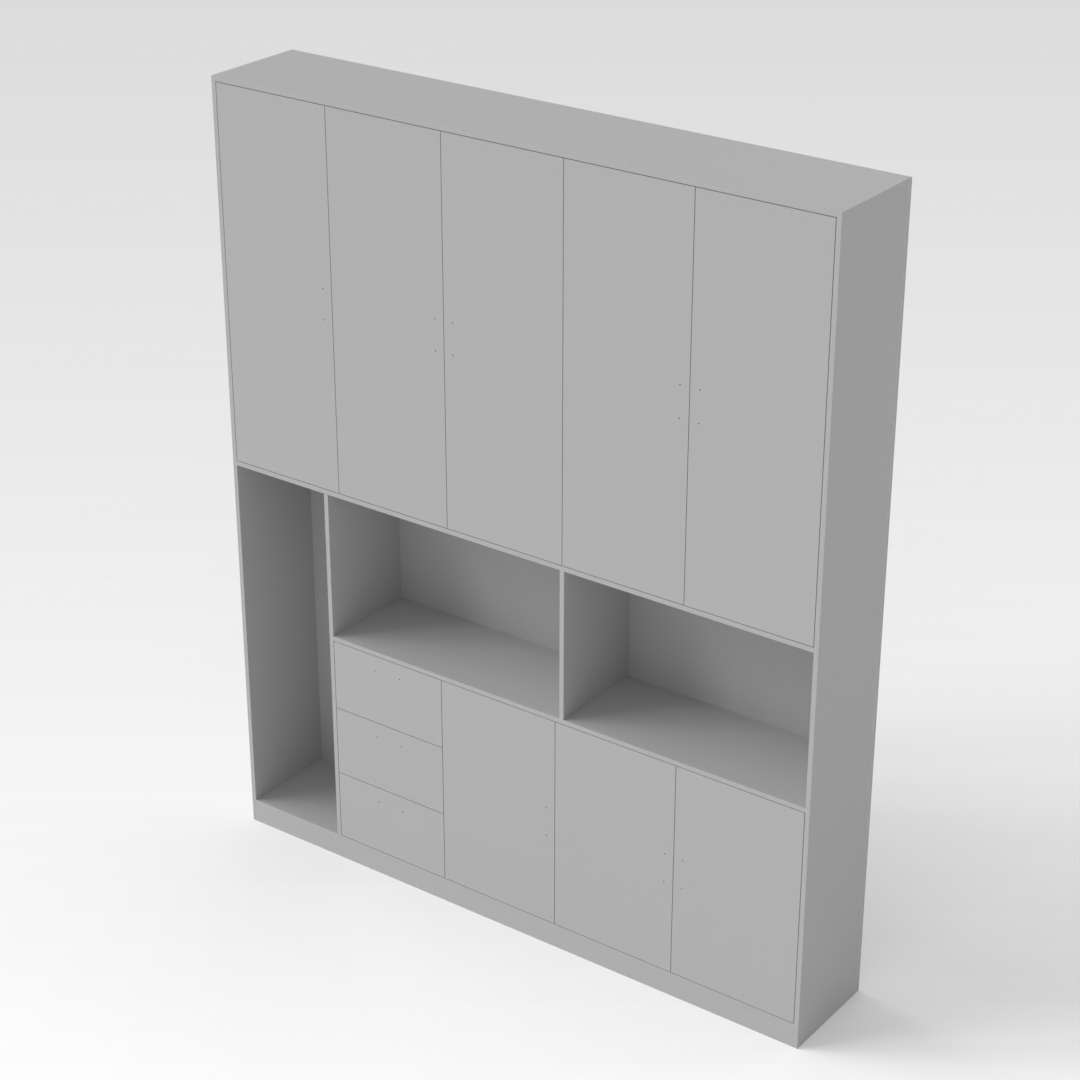 Light Gray Bookcase