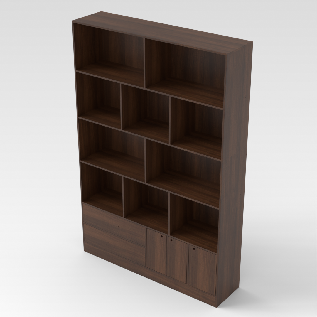 Prairie Oak Bookshelf