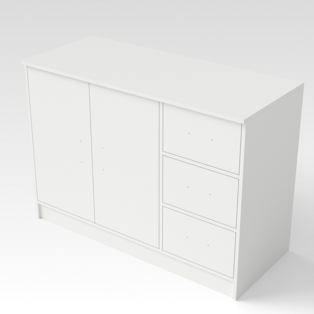 Warm White Dresser