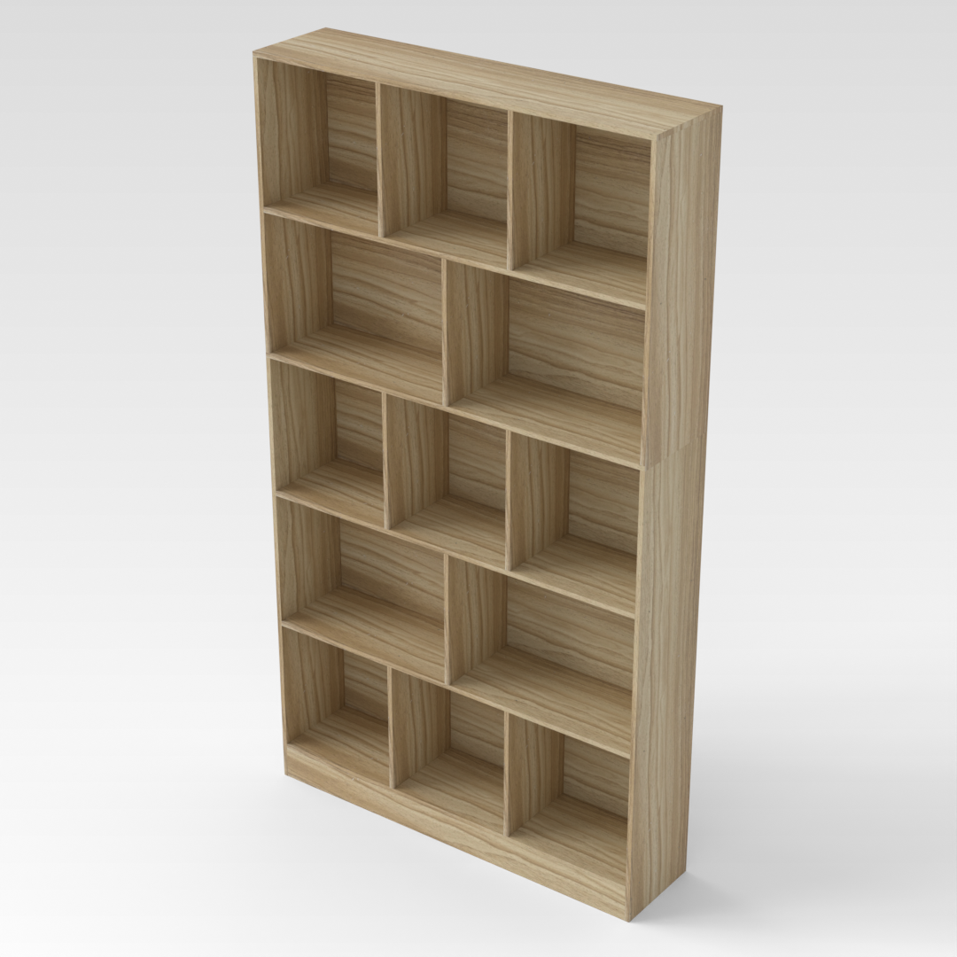 Country Oak Bookcase