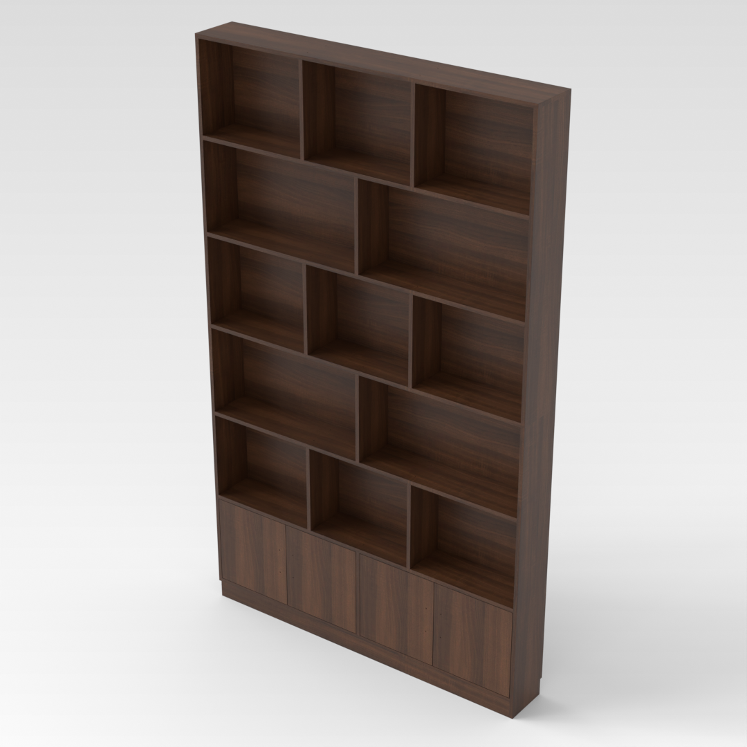 Prairie Oak Bookshelf