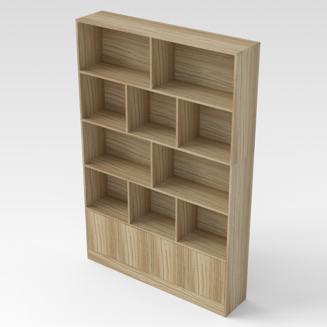 Country Oak Bookshelf