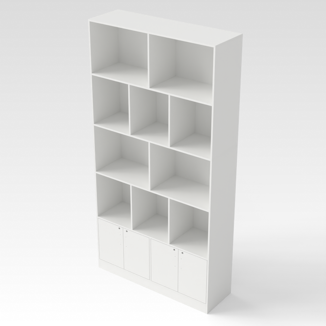 Warm White Bookshelf
