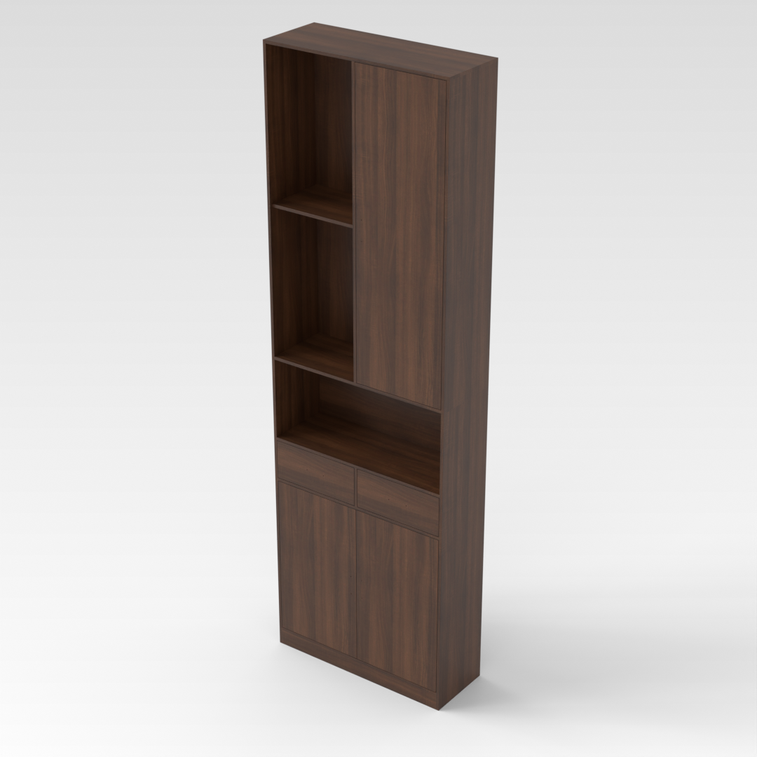 Prairie Oak Shoe Cabinet