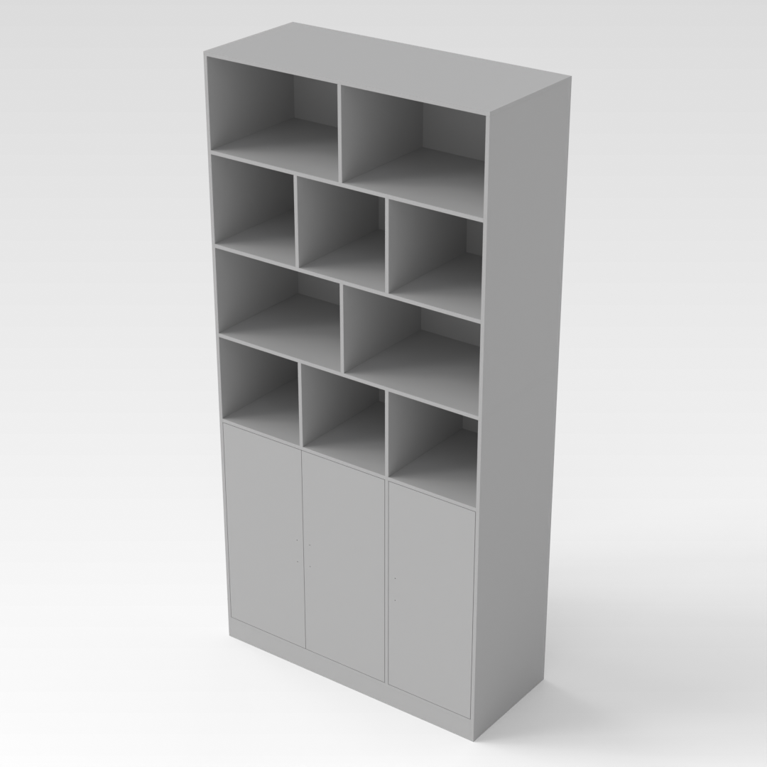 Light Gray Bookshelf