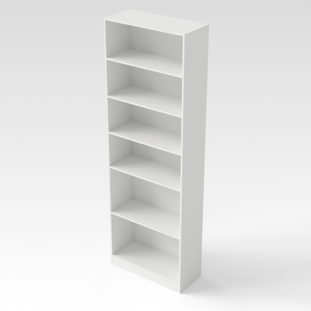 Warm White Bookshelf