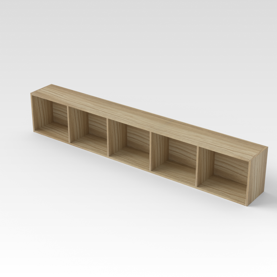 Country Oak Storage Rack